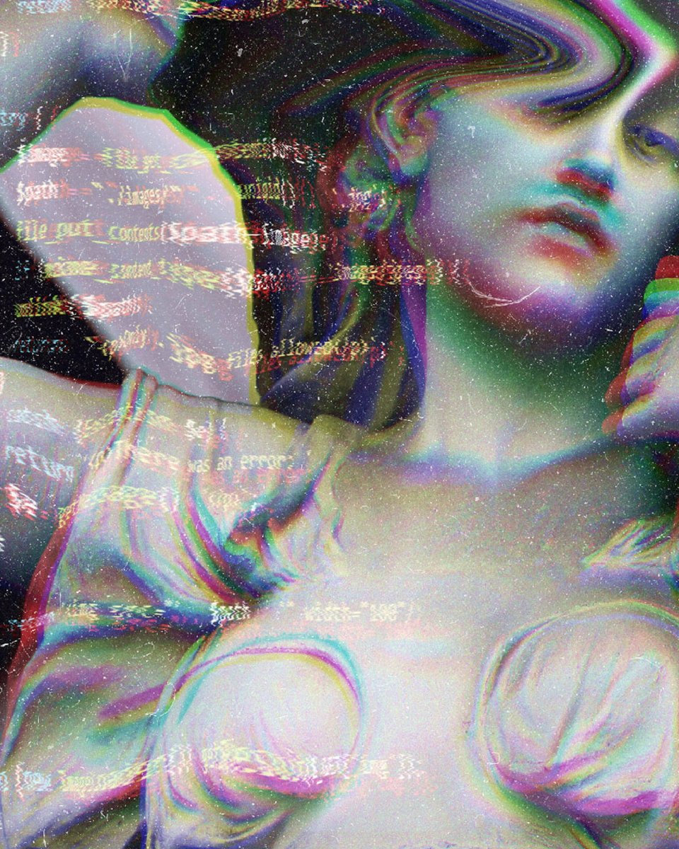endlesshalcyon's tweet photo. // what's the code? //

hey friends! I hope everyone is safe! if you have any mystery book recommendations please leave em in the comments! 🙏 

https://t.co/RTNJnkmCqm⠀

#glitchaesthetic #glitchartist #vaporwaveedits #vaporwaveaesthetic #cyberpunkart https://t.co/VGobTZvnJ4
