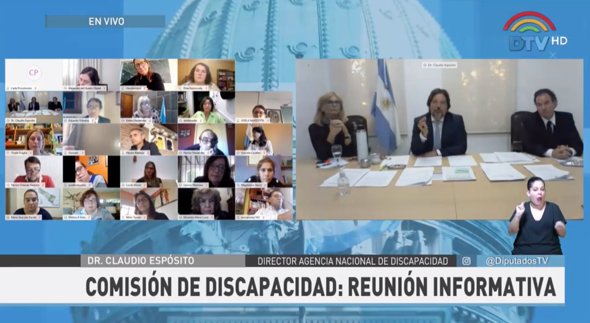 DiputadosAR's tweet photo. 🖥| VISIBILIZANDO DERECHOS

Desde @andiscapacidad, Claudio Espósito expuso sobre la necesidad de trabajar la autonomía e independencia para mejorar la calidad de vida de las personas con discapacidad.

Leé más en:
➡️ https://t.co/NTS6as7Vnp

#UniendoVoces 🇦🇷 https://t.co/TAl6bLuaIR