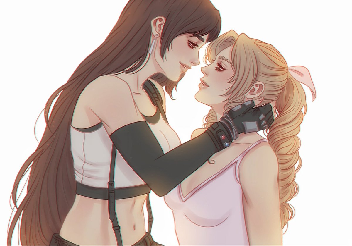 Tifa: I'll protect you...Aerith: We'll protect each other. 