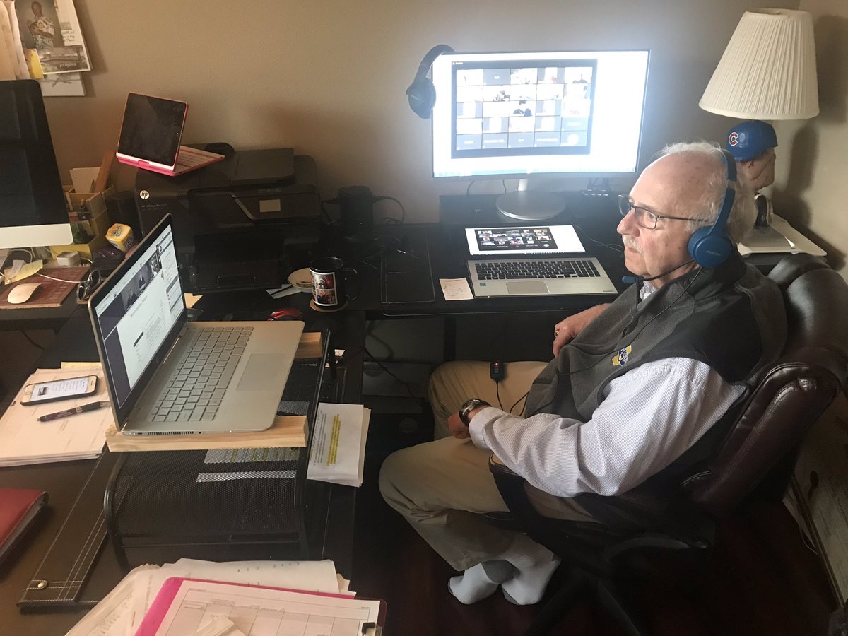 Champions Together is a partnership. Here is our Director who has figured out how to be 2 places at once! A presentation at an <a href="/IHSAA1/">IHSAA</a> Area Principal Meeting and a <a href="/SOIndiana/">Special Olympics Indiana</a> COVID-19 update at the same time. #InclusionRevolution <a href="/SONorthAmerica/">SONA</a> <a href="/IHSAA1SAC/">IHSAA Student Advisory Committee</a> <a href="/LeeLonzo/">Lee Lonzo</a>