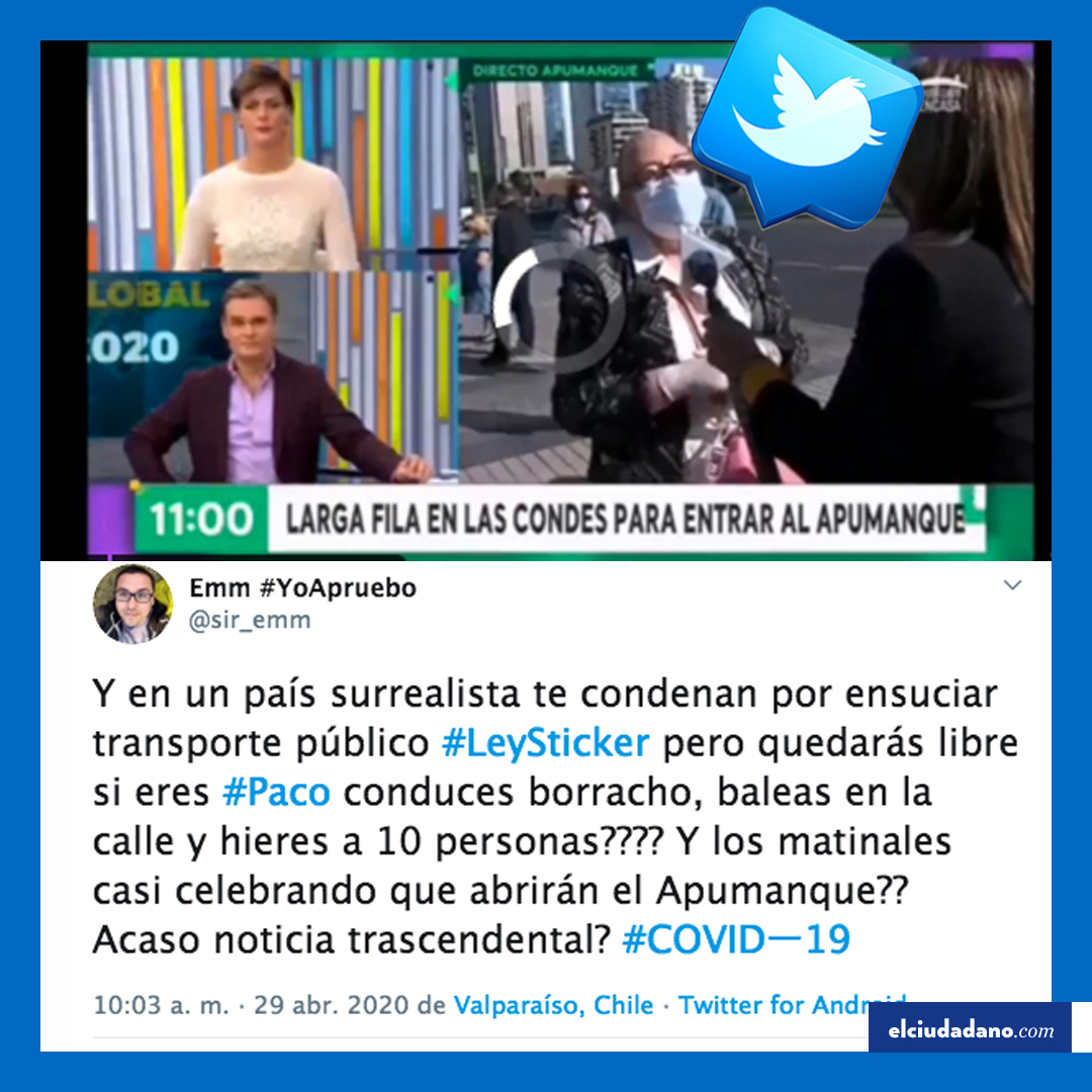 El_Ciudadano's tweet photo. #twitter #leysticker #fuerapiñera #covid-19 #cuarentena #matinales #lasparedeshablan #apumanque https://t.co/sDqNgy7S3e