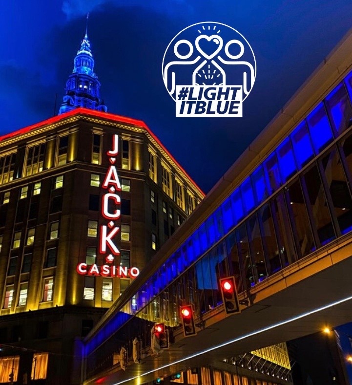 JACKCleCasino's tweet photo. For any front-line and essential worker who needs to hear this: THANK YOU! 💙

JACK is continuing to @LightItBlue with each week to shine a light on those working tirelessly every day.  You are so appreciated!

#MakeItBlue
#LightItBlue
#LightUpCLE https://t.co/yBBaa4vtyf