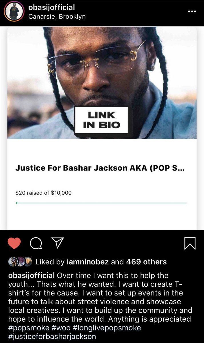 mackcocaine's tweet photo. Support his journey. @obasijofficial #JusticeforPop #JusticeforBashar https://t.co/kBQqRyhvGA