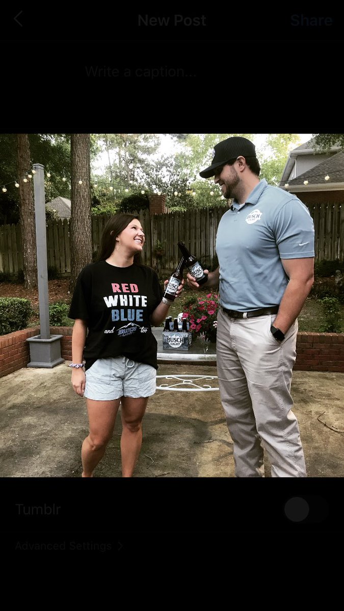 c_loft13's tweet photo. Pushing our wedding back really bites, but at least we have 93 days to drink more Busch Light! 🍻 #BuschWeddingGift #Sweepstakes @BuschBeer https://t.co/D2pg1Iapt8