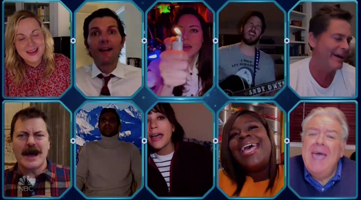 noradominick's tweet photo. Oh look, my first good cry of quarantine 😭🥺 #ParksAndRec https://t.co/XPLIstfhRZ