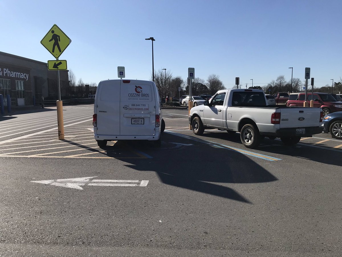 Really not sure why he thought this was acceptable, but its definitely not! #parkingfail #badparking