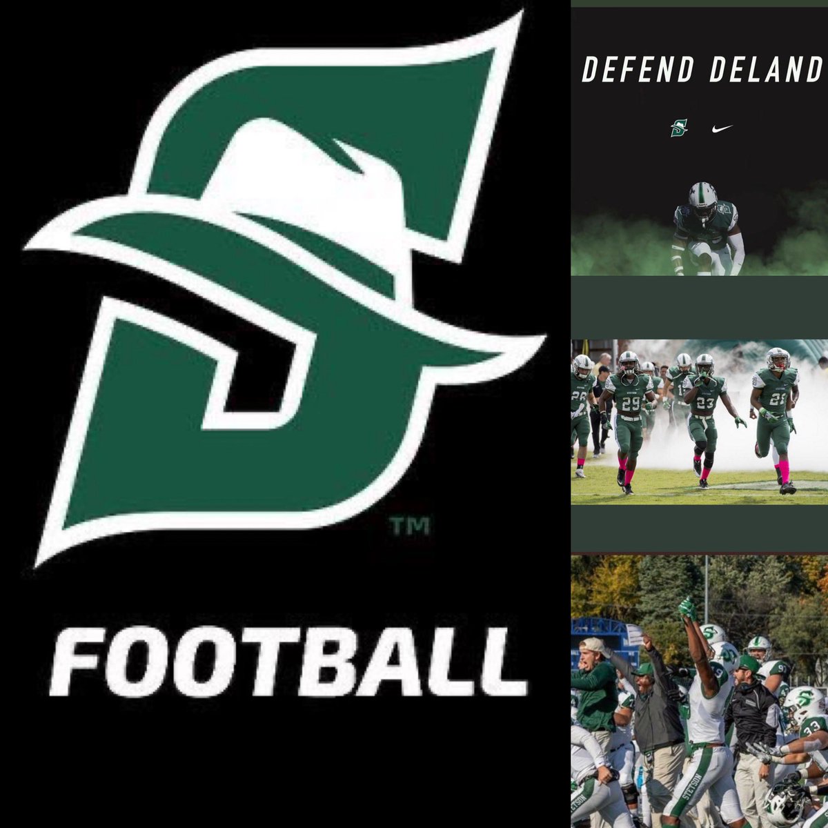 jeterjalen's tweet photo. “Hard-work finally paying off 🙏🏾 🏈 💪🏾”Blessed to receive my first offer#StetsonUniversity https://t.co/hjxBdHbqxu
