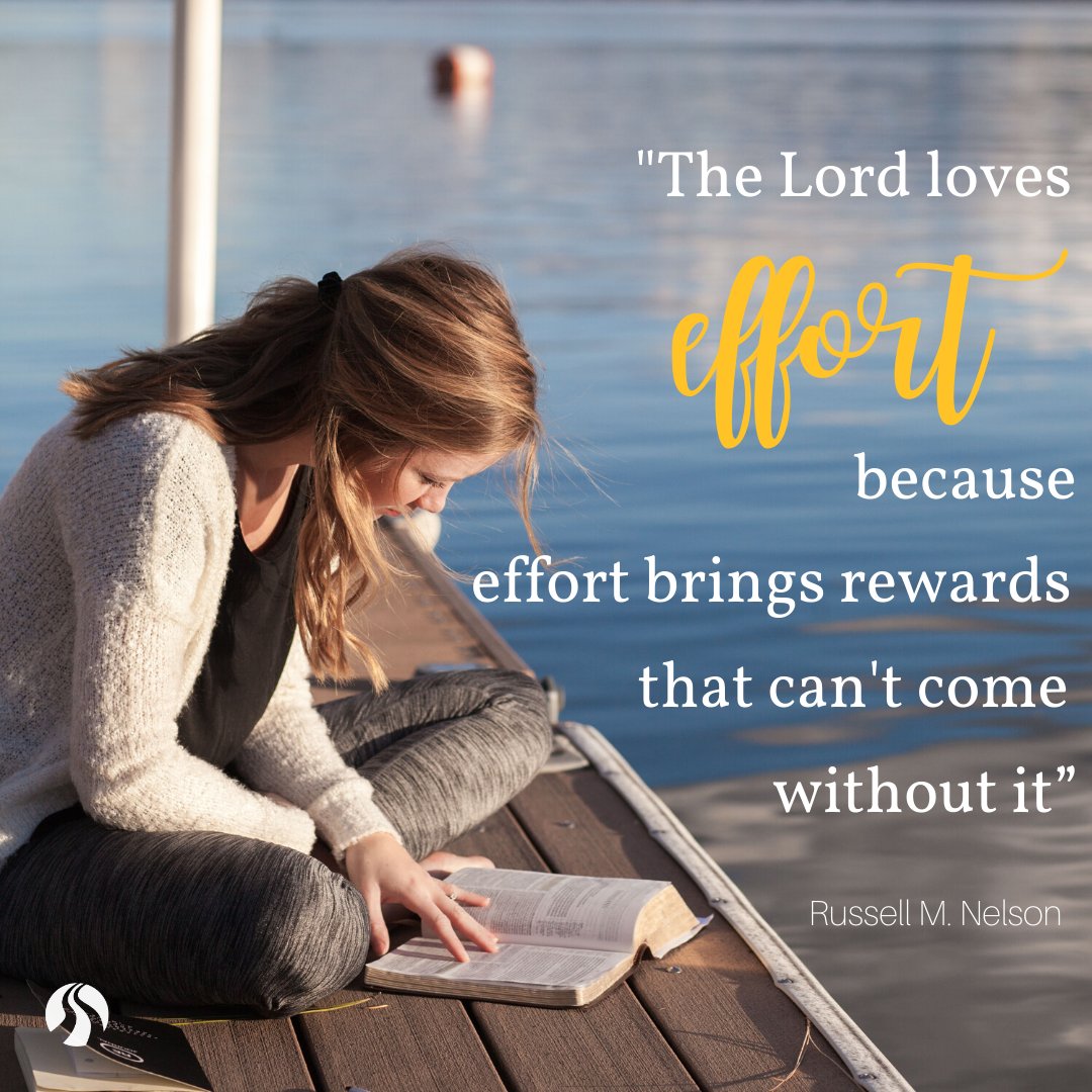 The Lord Loves Effort Quote Byu-Pathway Worldwide On Twitter: ""It Takes Effort, A Lot Of Hard Work, A  Lot Of Study, And There's Never An End. That's Good! That's Good, Because  We're Always Progressing. Even In The