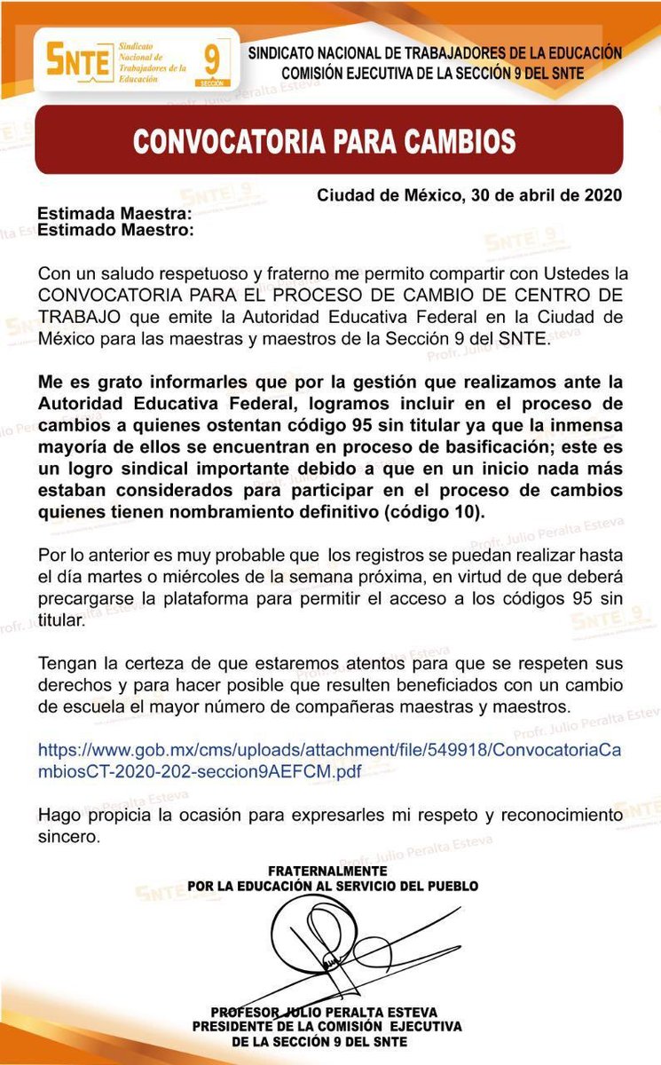 heriberto_snte9's tweet photo. Convocatoria, en:
https://t.co/umfmgSPQ7E
#snte9 #snte #Maestro #sep https://t.co/oSPcdfZIJV