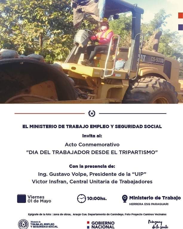 MTESS_PY's tweet photo. 📌Mañana Conmemoramos el Día del Trabajador desde el Tripartismo, estamos realizando varias acciones para:
☑️Sostener los Puestos de Trabajo
☑️Reactivar el Empleo
☑️Activar la Reconversión Laboral
☑️Proteger los Ambientes Laborales
☑️Fortalecer la Seguridad Social
#TrabajaPy🇵🇾 https://t.co/8uuY0DGfqf