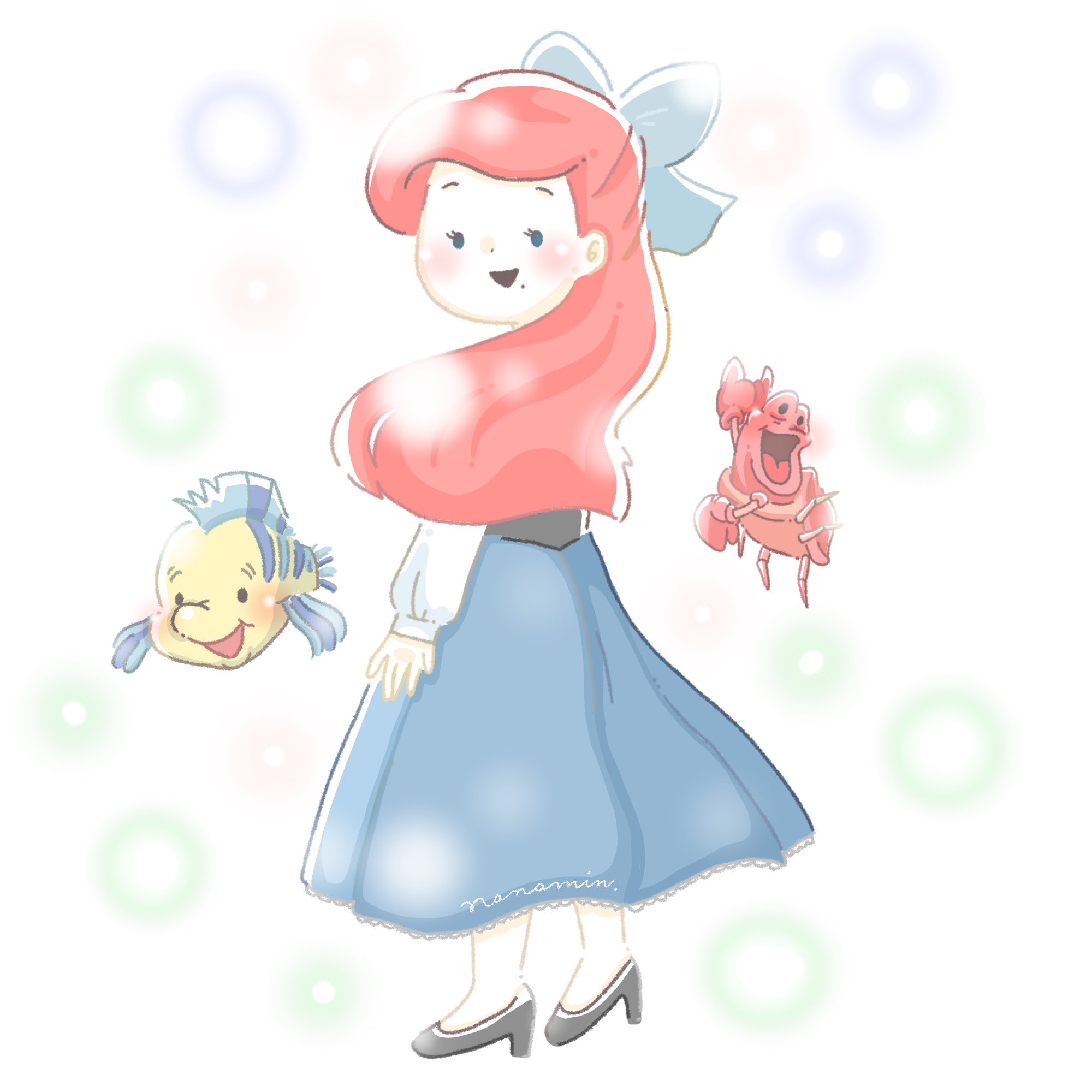 しろくまななみん 2 18 新刊出たよ プリンセスの中では リトルマーメイドのアリエルさんがいちばん好きです 𓈒𓏸 T Co Ujc94huqrh Twitter