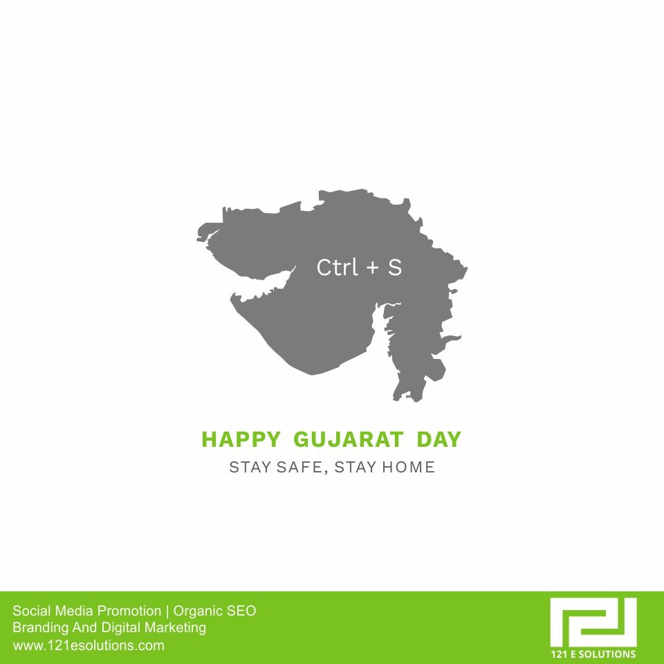 121eSolutions's tweet photo. celebrating proud moment of establishment of our gujarat state on the date  - may 1st in 1960
#stayhome #staysafe #coronavirus #covid19 #creativity #121esolutions #digitalmarketing #seo 
#121egreetings #socialmediapromotions #gujaratday #gujaratfoundationday https://t.co/Oyn6XMztSS