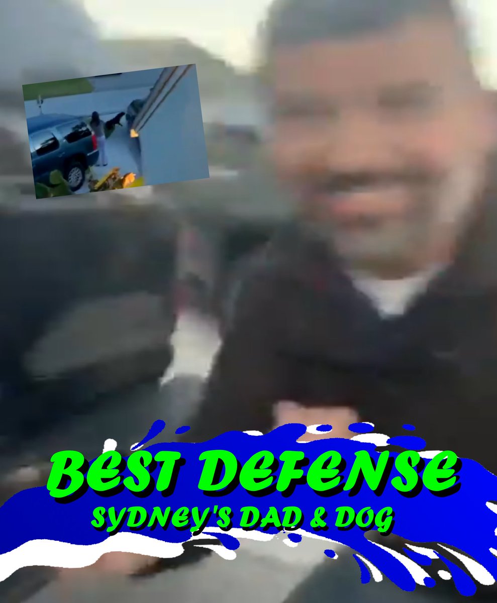 FBI Agent Stelly and his sidekick dog gave Sydney some top notch security against Cole's attack. Congrats Mr. Stelly and Scout on best defense!