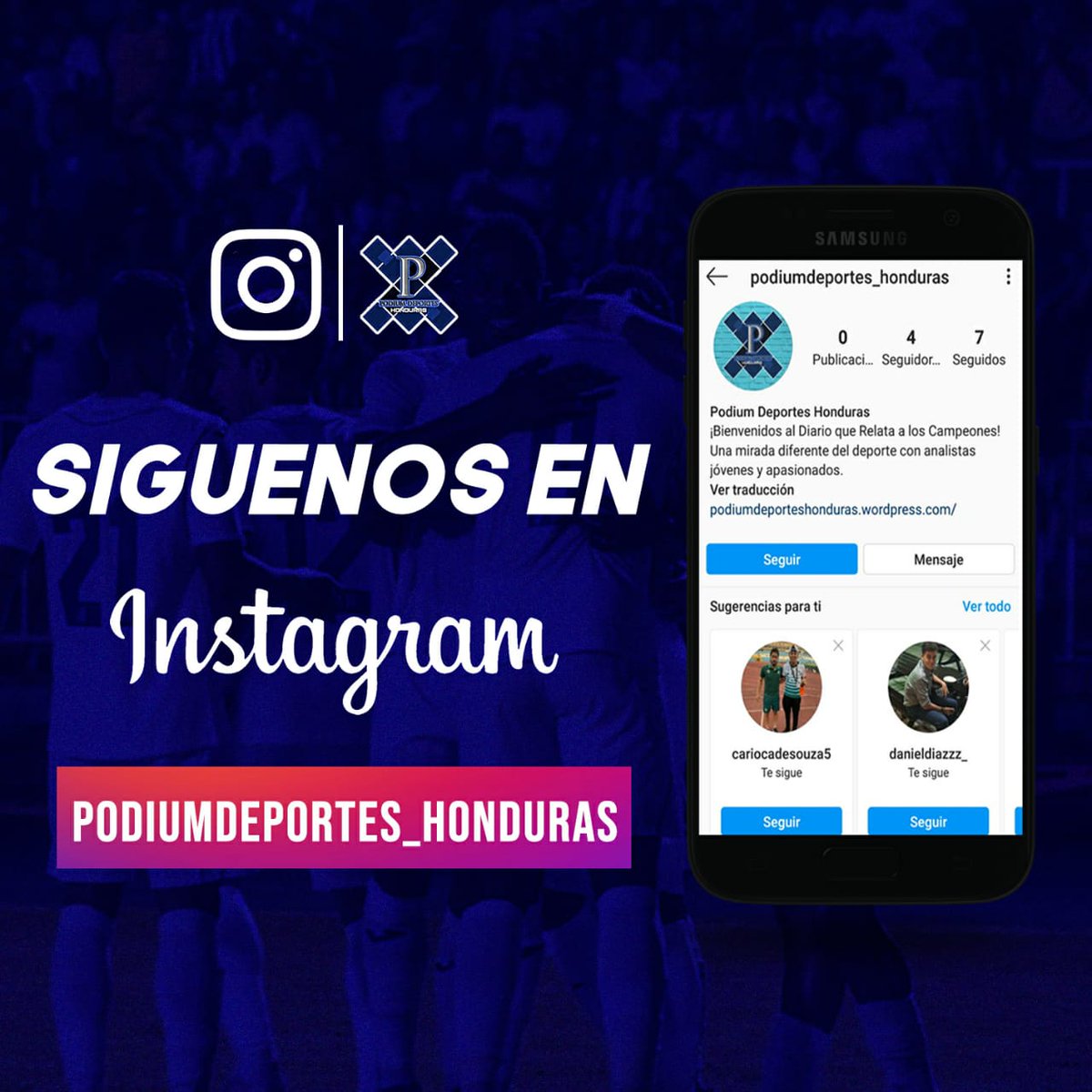 jardinizquierdo's tweet photo. ¡YA ESTAMOS EN INSTAGRAM! ⚽🇭🇳

Podium Deportes Honduras abre su página en Instagram para todos sus seguidores. ¡Síguenos! ���🔥

Link ⬇️⬇️⬇️⬇️⬇️

https://t.co/UKlsJ4f4iU https://t.co/hhiOzP5Dvw