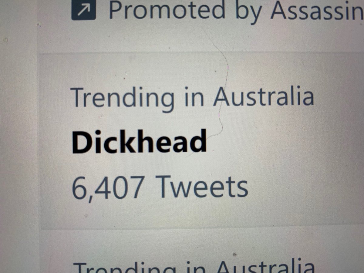 WonhoIsLuvd's tweet photo. Lol.Dickhead is trending. How Aussie😂😂 https://t.co/VUom4Yb2Cy
