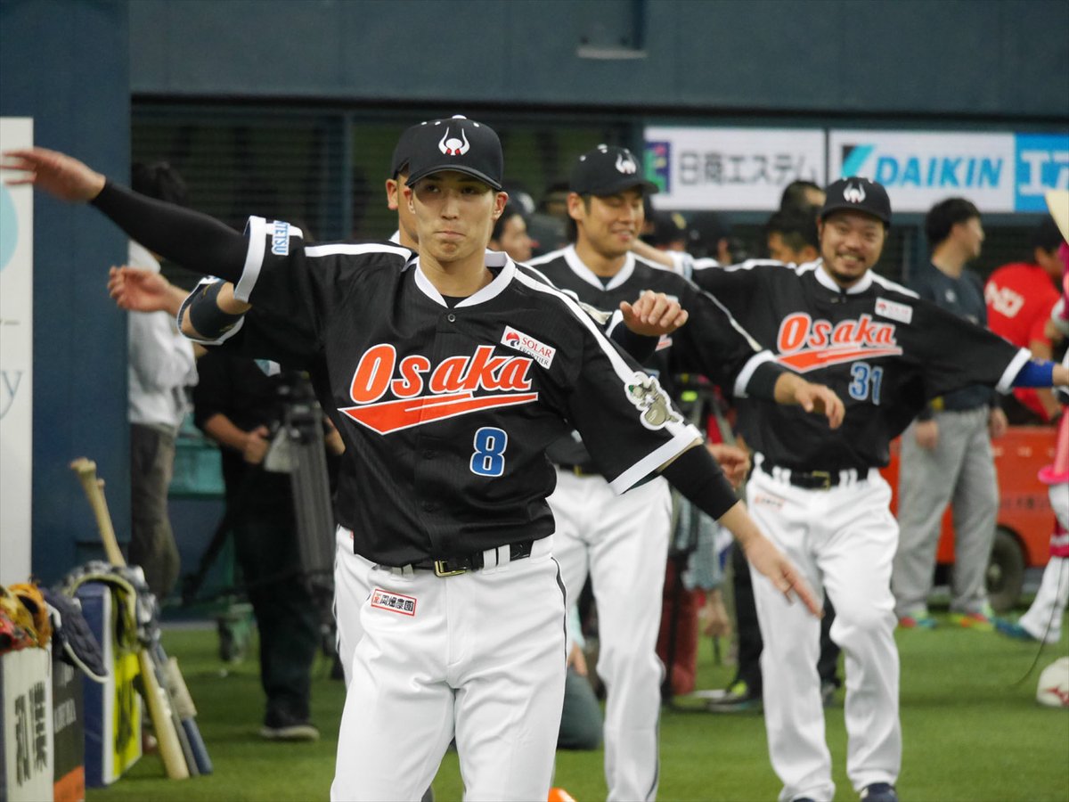 2015/5/1 近鉄バファローズのジャージーを着用して大阪クラシックに