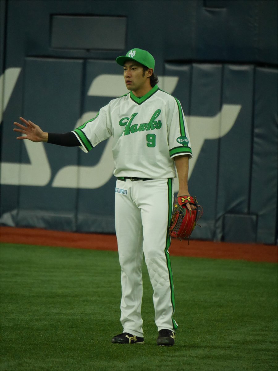 2015/5/1 南海ホークスのジャージーを着用して大阪クラシックに臨む