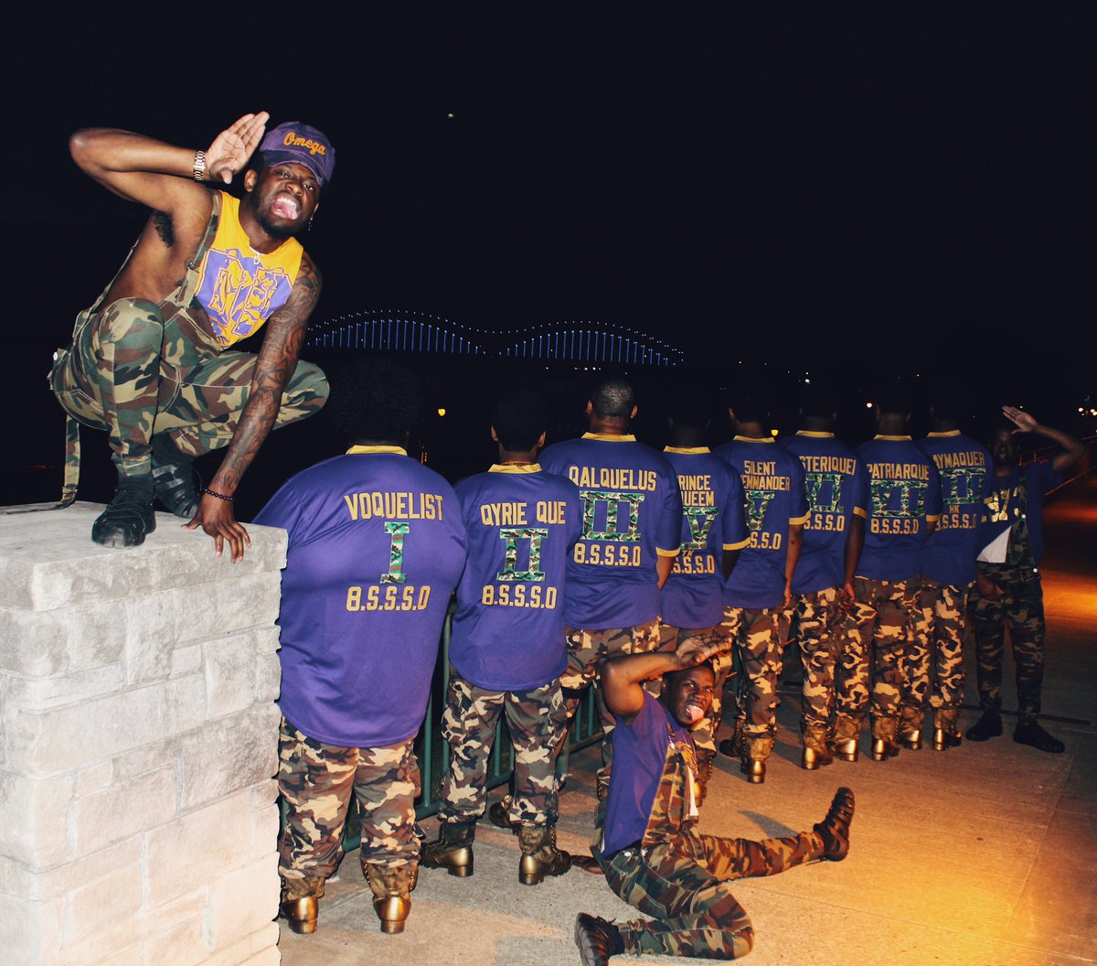 RΩΩ to the Ques! 🤝💜💛 The Magnificent Xi Zeta is the reason why🐶⚡️ #8SSSO 4️⃣Dawg🐶