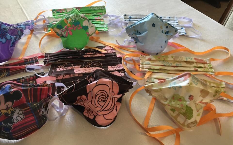 SoroptimistMod's tweet image. Photos of mask donated to Sierra Vista this week.  31 adult and 15 children masks.  Just some of the over 400 mask given    to various community organizations by Soroptimist International of Modesto. #simodesto.com #SoroptimistsAtWork