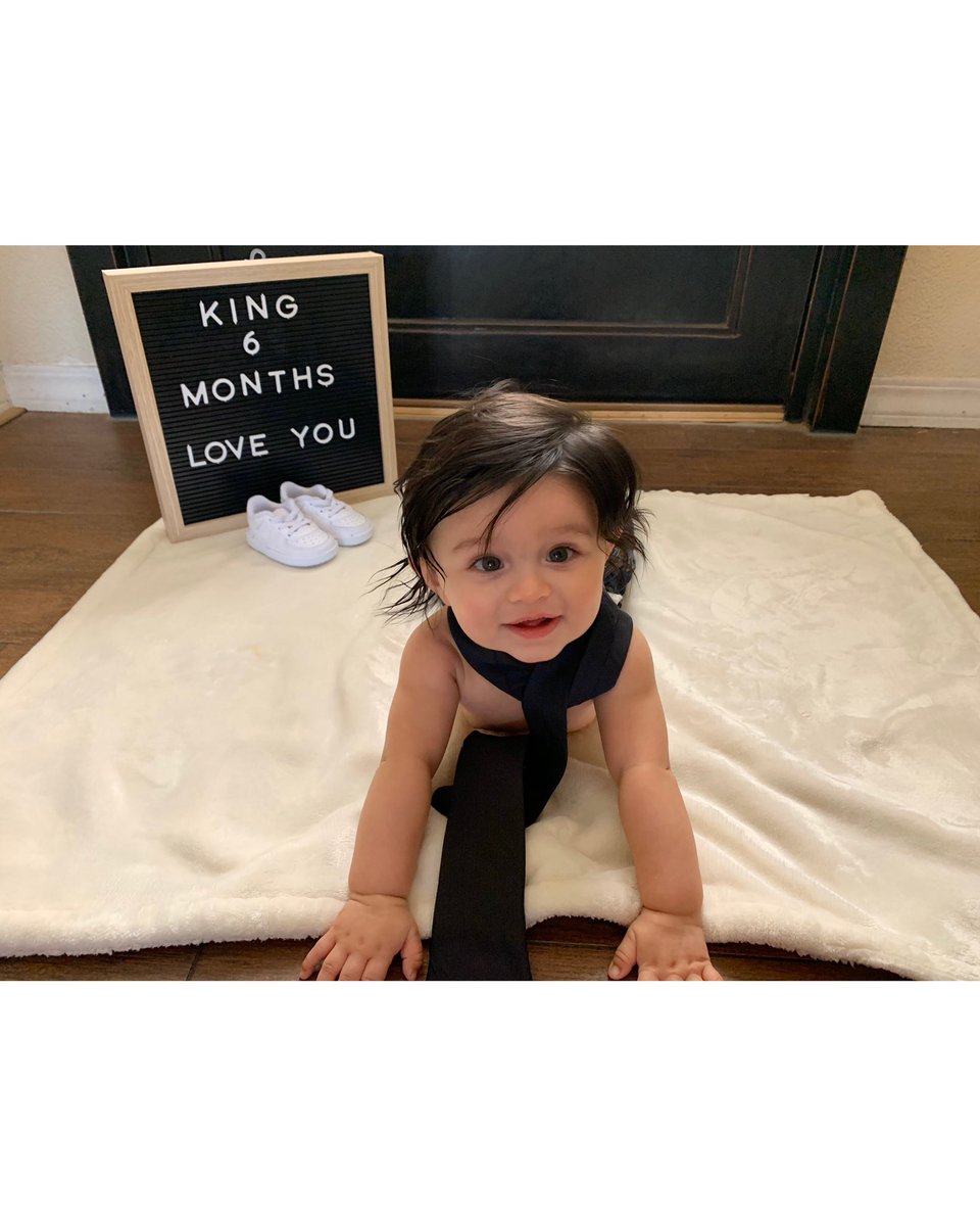 badbihbree's tweet photo. Happy 6 months to my perfect baby boy🥳💙 https://t.co/IexeV0RWQ5
