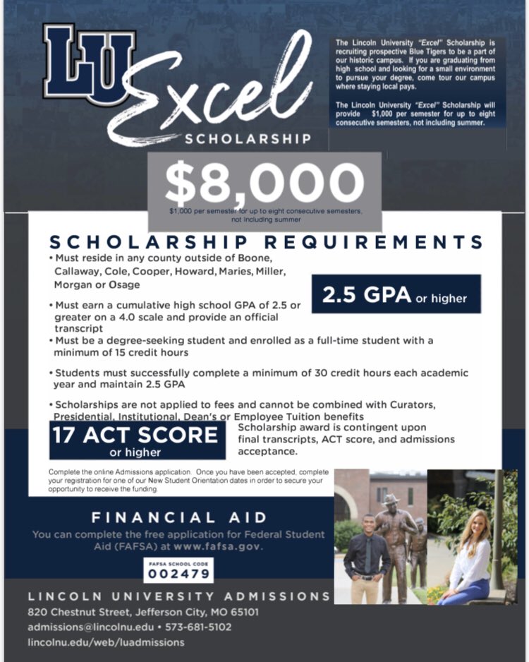 LUAdmission1866's tweet photo. Don’t leave money on the table! Head on over to our website https://t.co/wAydGfGeMI for more information! #ThisIsLincoln #LUwantsYOU https://t.co/2xcyaw41GR