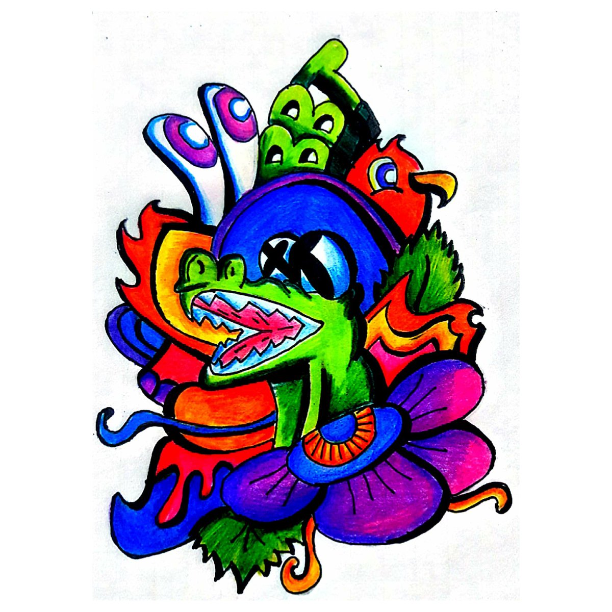 RahulBh25945322's tweet photo. Just some random doodle😂
#design #designer #doodle #desi #CrocsCares #art #contentmarketing #colourism #pencilart #dynamic #conceptart https://t.co/DWVcr60Cyz