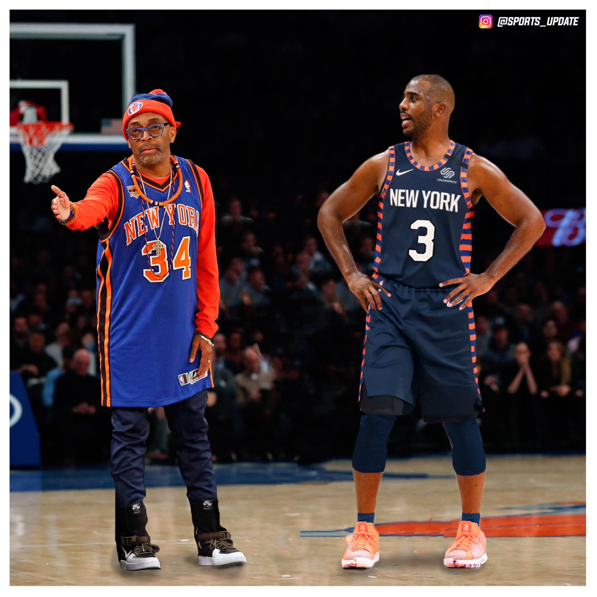 SportsUpdateIG's tweet photo. Knicks reportedly want to acquire Chris Paul to instill a winning culture for their group of young talent. 🤔

h/t Ian Begley https://t.co/T2Djcx952A