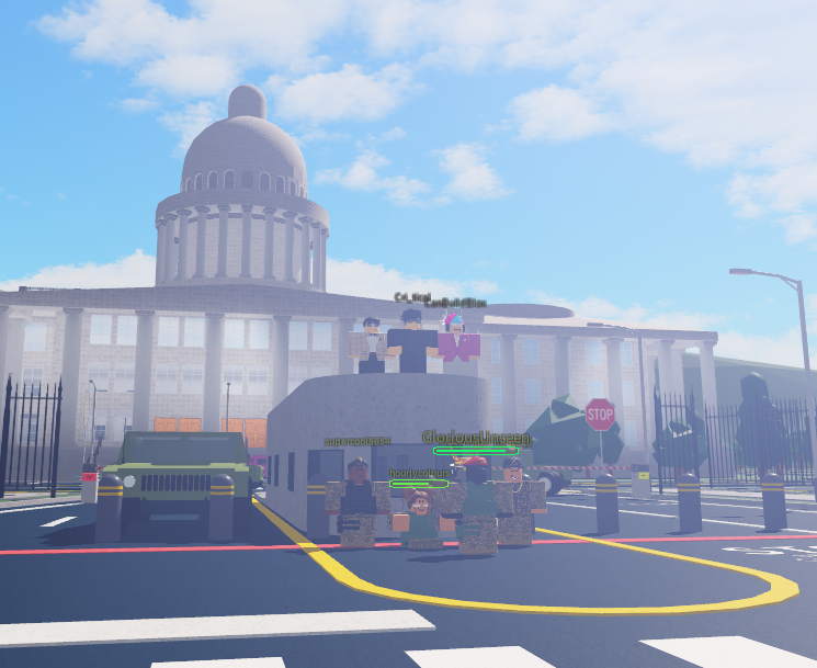 BharbieBoyRBX's tweet photo. Thank you Docklands National Guard and Homeland Security for keeping us safe during today's Hostile raids. https://t.co/67NWRoKB5n