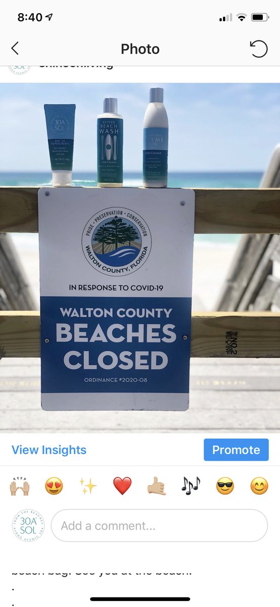 Beaches along Scenic 30A are opening on May 1!  Be sure to pack your marine eco-friendly sun care products in your beach bag. See you at the beach. #ShineOn! #SOWAL #30A