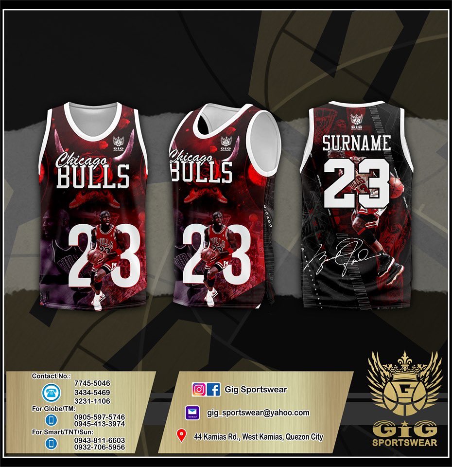 GIG SPORTSWEAR on X: Chicago Bulls jersey. Get yours for only 600Php   / X