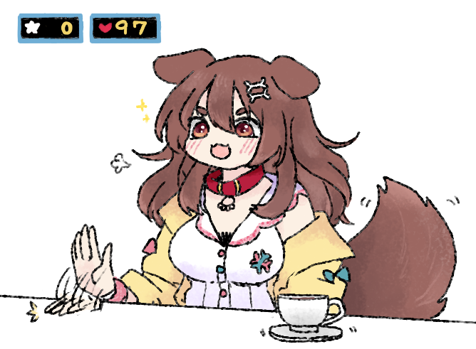 latenightdraws's tweet photo. このやろう!
 #できたてころね https://t.co/Erh8WYSPlM