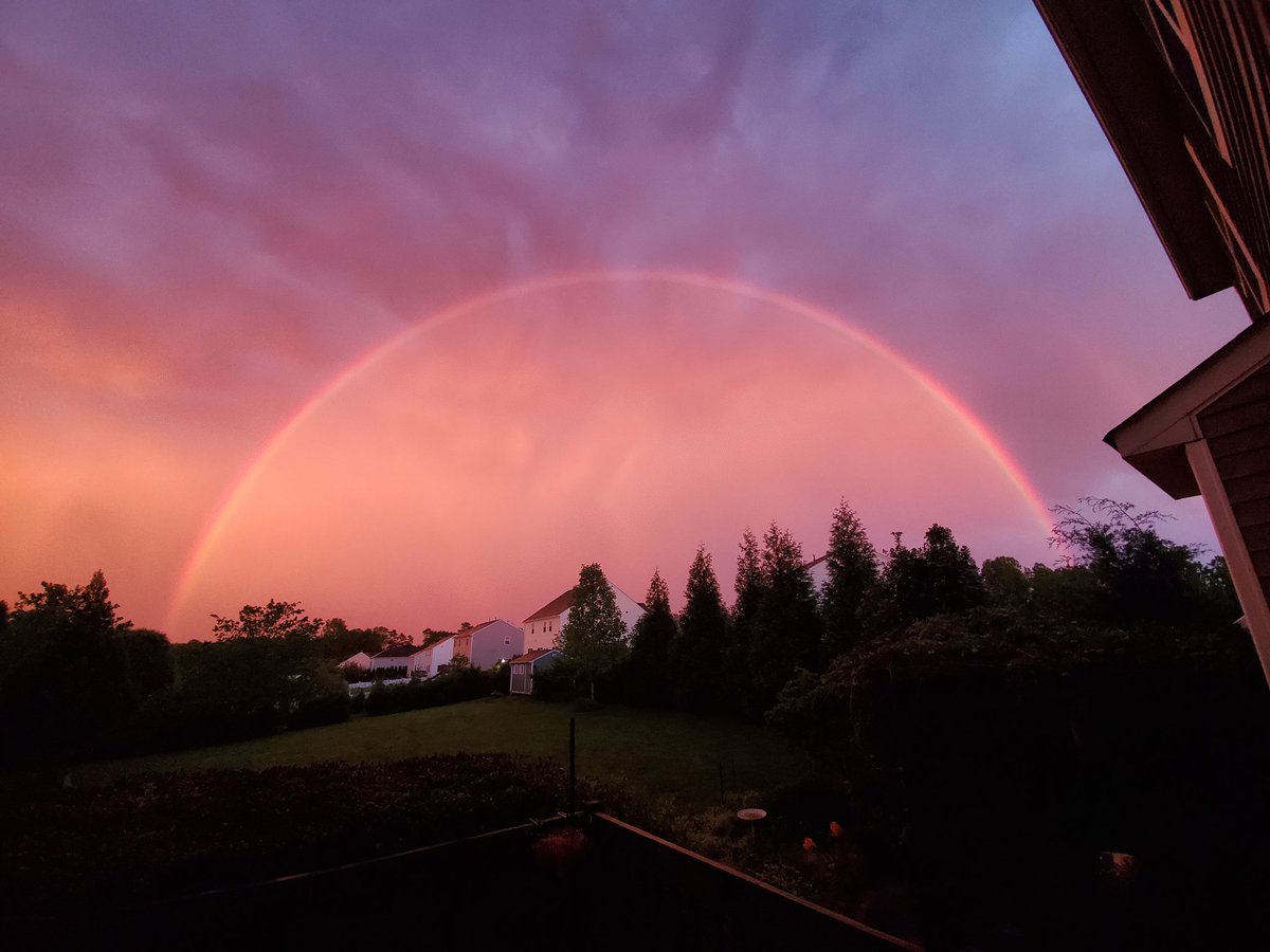 A little beauty from Mother Nature after dumping a bucket load of rain, thunder, and lightning on me the other night...