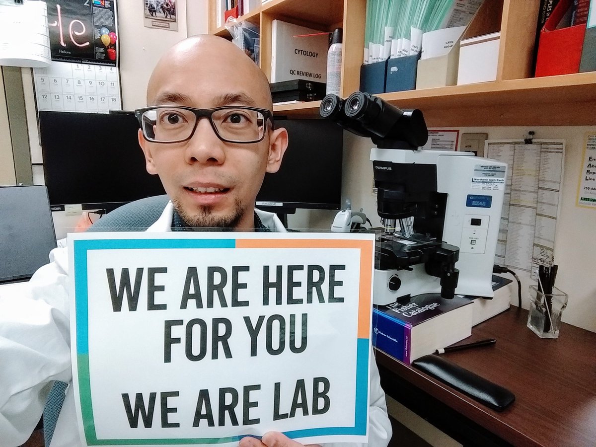 Interior Health lab staff are celebrating National Medical Laboratory week.  #wearelab