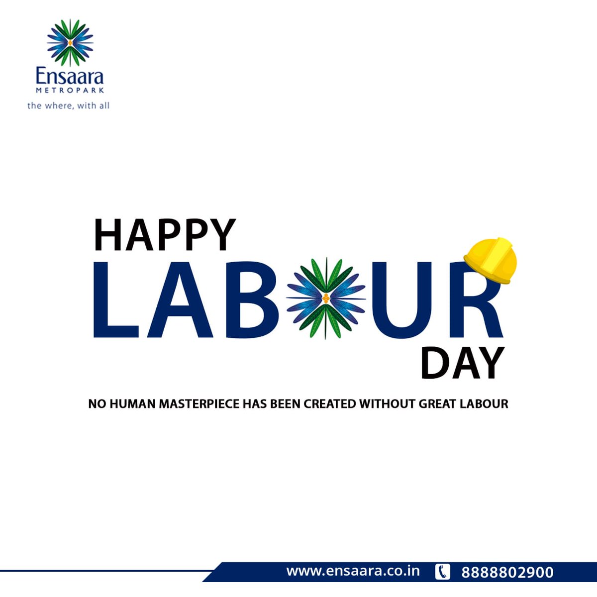EnsaaraM's tweet photo. Your hard work has helped reach where we are today. We wish you all a very Happy Labour Day!!

#labourday #hardwork #dedication #commitment #Ensaara #Metropark https://t.co/G6dp3mVuLA