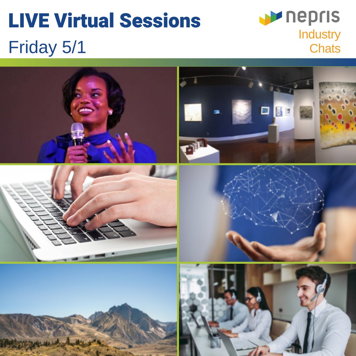Pathfulinc's tweet photo. SIX Live, #Virtual Learning Sessions to end this week strong! Sessions in #collegeprep, #writing, #healthcare, #business, @IFTHENSHECAN #STEM, and #art. FREE for #K12 students ttps://bit.ly/39g782Q  #NeprisConnects #virtualschool #FamilyEdTech  #workbasedlearning  #careerpathways https://t.co/2aCBuLDs4T