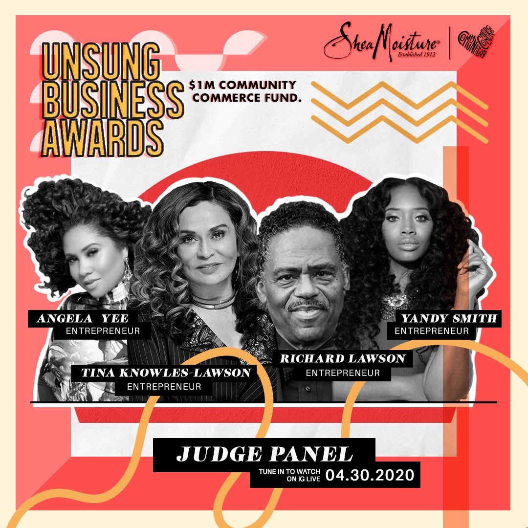 KAIMINnewyork's tweet photo. KAIMIN is honored to be awarded the Unsung Business Award for minority-women entrepreneurs leading during COVID-19.

Huge thank you to esteemed judges: @Beyonce parents Tina and Richard Lawson @AngelaYee @YandySmith presented by @SheaMoisture https://t.co/8CcZ59QrP9