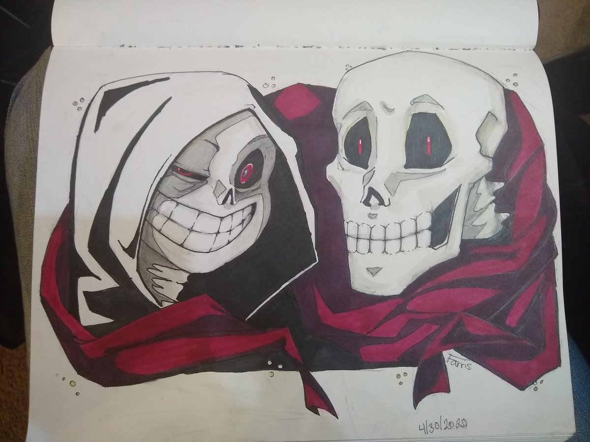 Dustale Sans and Papyrus #undertale #sans #papyrus