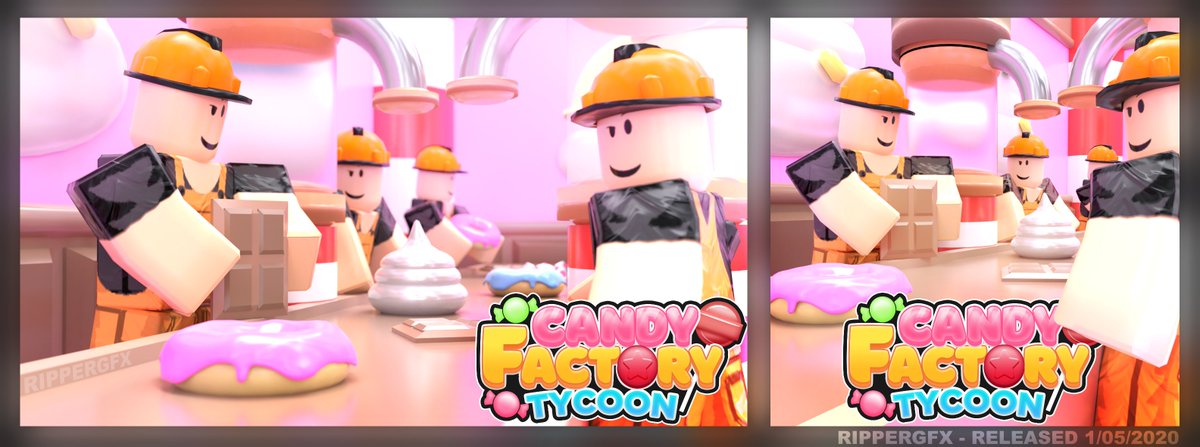 Rippergfx على تويتر Thumbnail And Icon For Candy Factory Tycoon