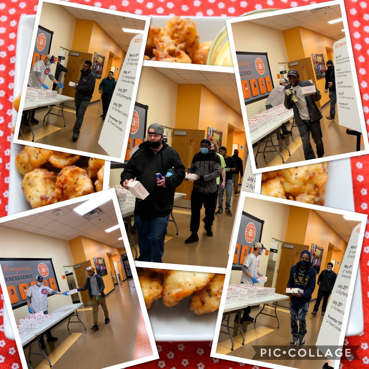 Samanth87202164's tweet photo. We are appreciating our key 2 associates with an awesome Chick Fil A catering meal. These rock star team members. 3 weeks of thank you dinners together in a row now! π #rdc5851 #mealstogether #thankyou https://t.co/fC2DK5AEs0
