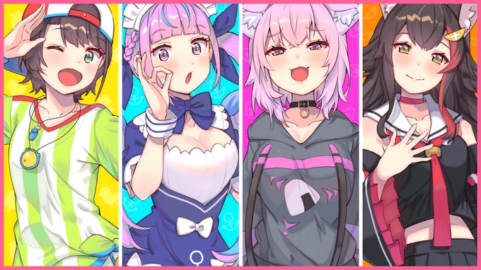 ゲマズ&むんぐら&FAMS #ホロコミイラスト 