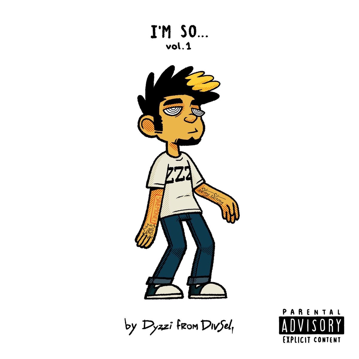 DivSelWorldWide's tweet photo. After almost a year of public silence for new material, @DyzziFromDivSel is back with his new EP, “I’m So... Vol. 1”, entirely produced by @MarveliqueJack1 Mark y’all calendars for May 29th! #DivSel https://t.co/RBwY6itt8Q