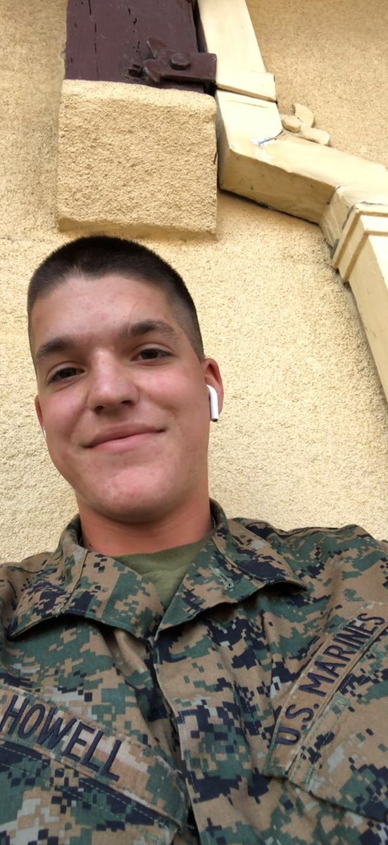 Incredibly Proud of this Man right here Family day would have been today but due to Covid19 FT was the best we could get. Love you PVT Howell 🇺🇸