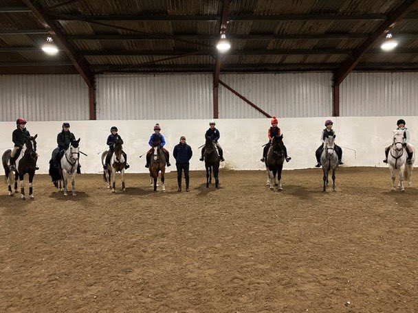 pockequestrian's tweet photo. New month, New challenge. So the Equestrian Team VS the Hockey/Tennis Team are seeing which team can run/walk/ride the furthest in May. Let’s see how far we can go! #teamwork #StayHome #backingblue @pockgirlssport https://t.co/YBw3t3hiTi