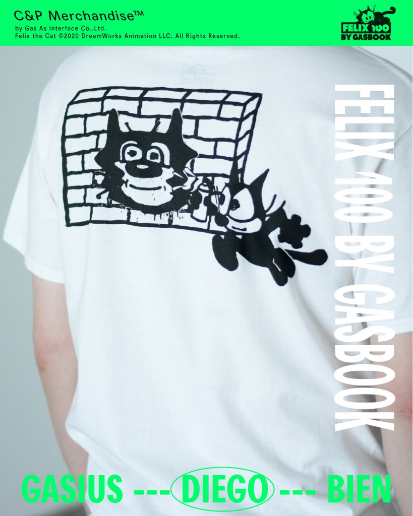 felixthecatjp's tweet photo. ／
「FELIX100 by GASBOOK vol.2」春夏Tシャツコレクション発売！
＼

グラフィティーやコミック的表現をバックグラウンドに持ち、現在は東京で活躍する気鋭作家3名と、#フィリックス・ザ・キャット のコラボTシャツ❗️

https://t.co/q1uCzia9pL

#gasbook https://t.co/jehbjVMCEo