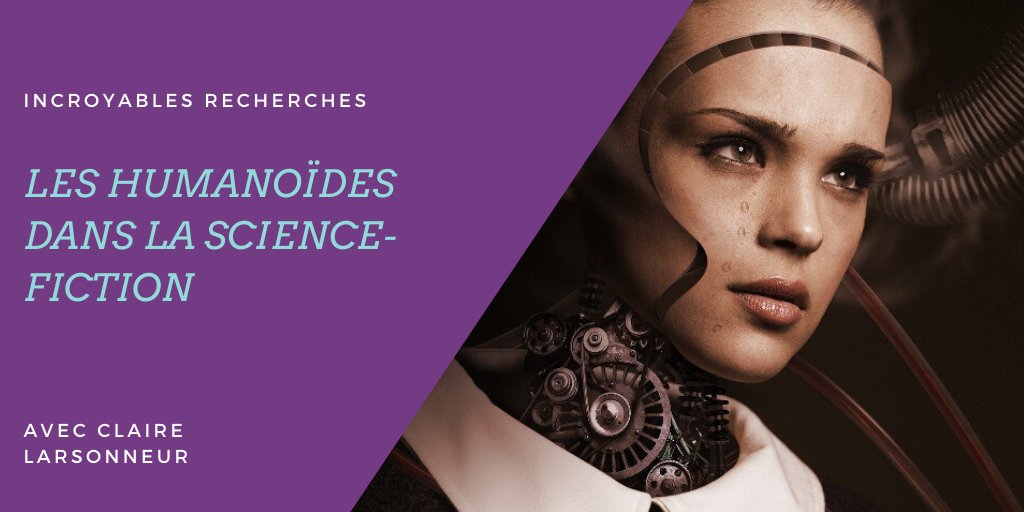 bibliothequeBSI's tweet photo. Les humanoïdes dans la science-fiction : un incroyable sujet de #recherche !
Claire Larsonneur, chercheuse, nous évoque son métier.
Pour tous, à partir de 8 ans.
https://t.co/vwVJ980zkk
#curiotek #lascienceestla #CultureChezNous
#science @univ_paris13 @UnivParis8 @leshumanos https://t.co/oRDq6BxHYW