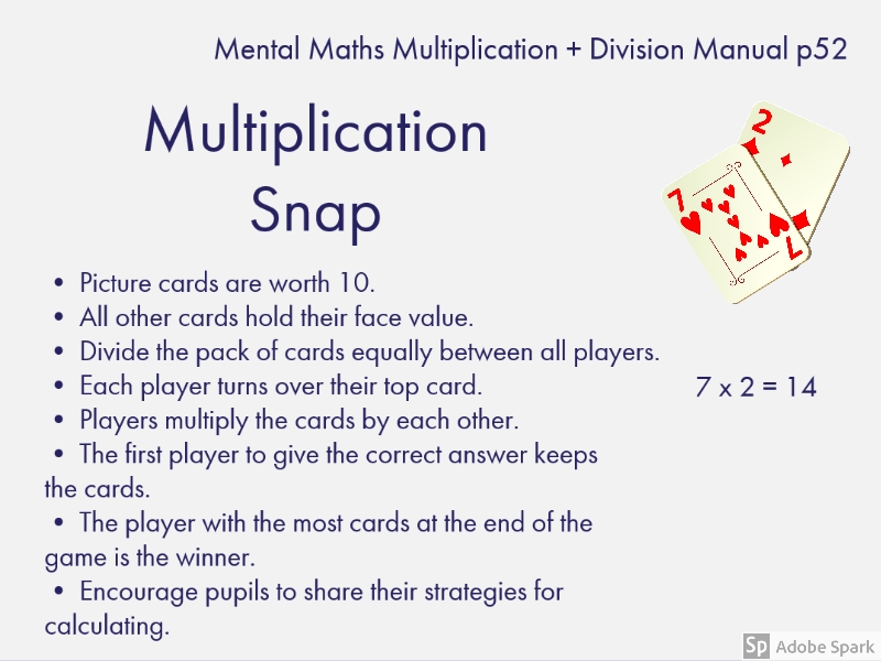 card games for multiplication mental arithmetic card games for multiplication mental arithmetic