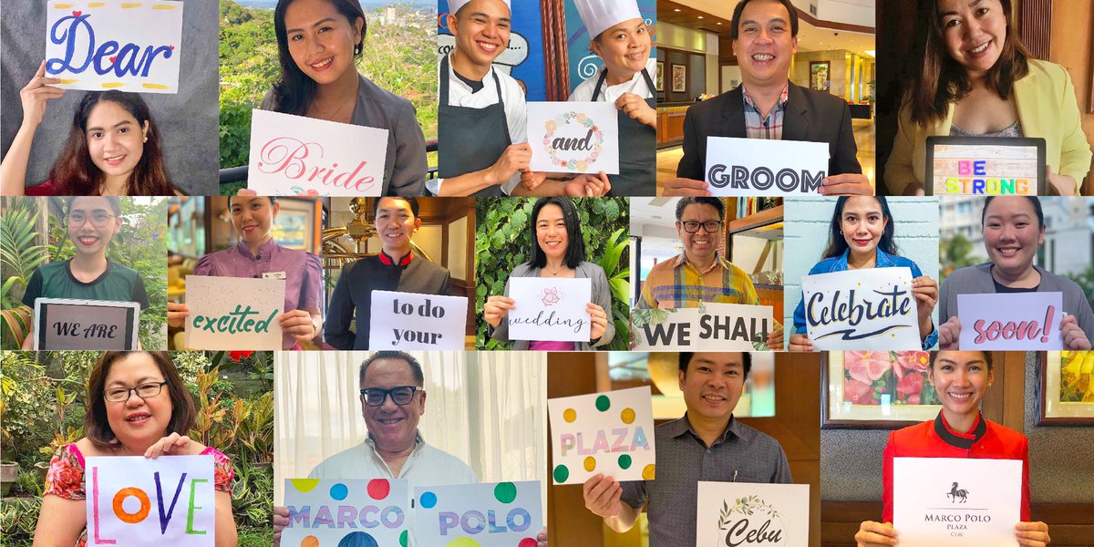 5StarInCebu's tweet photo. Dear #MarcoPoloCebu Bride and Groom,
Here’s to join #CebuWeddingSuppliers assuring you that we await with hope and love to be with you both on that most beautiful day in your life, your wedding day.
#SaveEventsPH #CelebrateSoon #Cebu #Weddings #HopeFromHome https://t.co/VRvMo0u5AZ