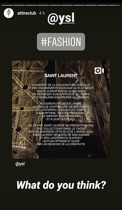 Fraquoh Amp Franchomme On Twitter Saint Laurent Steps Out Of