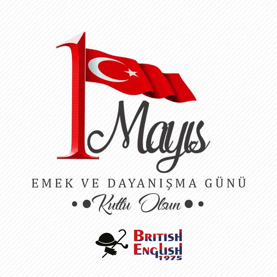 1 Mayıs Emek ve Dayanışma Günü Kutlu Olsun

#1mayıs #yaşasın1mayıs #BritishEnglish #Bakırköy #Mecidiyeköy #Kadıköy #Ümraniye #İngilizceKursu