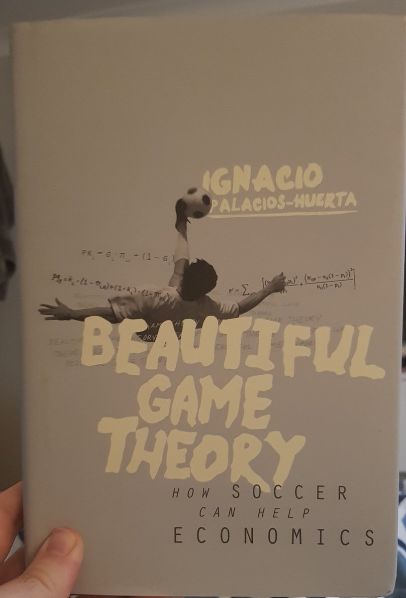 A book about football that's not about football. Confused? It's basically a study into various aspects of football and game theory such as penalties, home advantage etc. An interesting idea but the maths went way over my head! 6.5/10 (would get higher but that's my fault!)